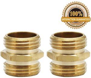 4. Twinkle Star 4 Inch Brass Garden Hose Adapter