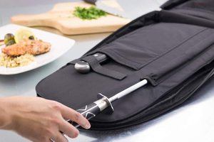 5. Chef Knife Bag (21+ Slots), Professional Line Knife Carrier