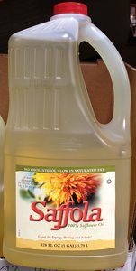 #6 1 Gallon Saffola 100% Safflower Oil (128oz) 3.79 Liter