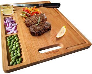 #7 HHXRISE Large Bamboo Cutting Board