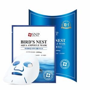 #7 SNP - Bird's Nest Aqua Ampoule Moisturizing Korean Face Sheet Mask 