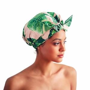 7. Kitsch Luxury Shower Cap for Women (Leopard)