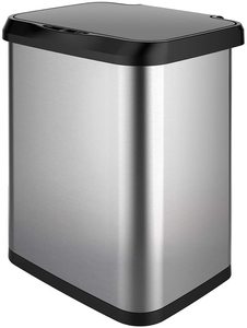 #9 GLAD Stainless Steel Sensor Trash Can