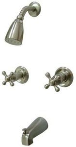 #9 Kingston Brass KB248AX Twin Handle Tub and Shower Faucet 