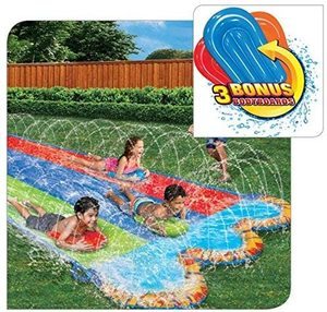 9. Banzai Triple Racer 16 Ft Water Slide