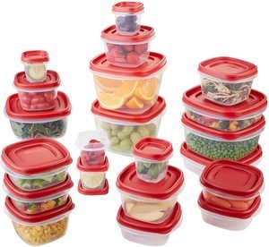 1. Rubbermaid Food Storage Containers, 42 Pieces