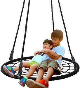 1. SUPER DEAL 40'' Spider Web Tree Swing