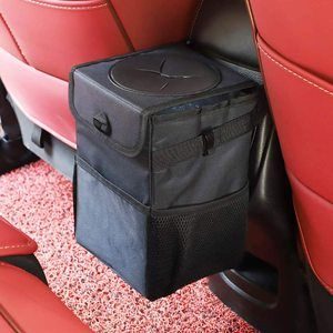 10. Ryhpez Car Trash Can with Lid