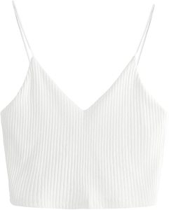 #5. SheIn Women's Casual Sleeveless Ribbed V Neck Knit 