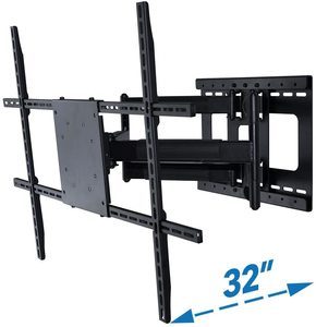7. Full Motion TV Wall Mount with 32 inch Long Extension