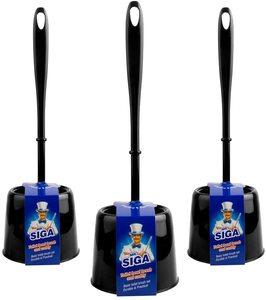 7. MR.SIGA Toilet Brush with Holder, Pack of 3