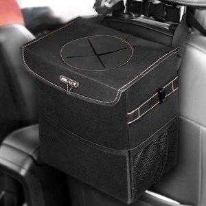 8. BOLTLINK Car Trash Can with Lid