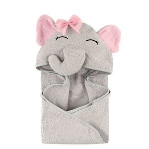 #1 Hudson Baby Unisex Baby Cotton Animal Face Hooded Towel