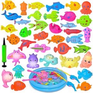 11. Fun Little Toys Magnetic Fishing Toys, 42PCs