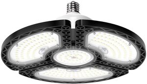 #2 LED Garage Lights, 80W Deformable Ceiling Lights 12000 LM