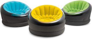 5. Intex Inflatable Empire Chair, Color May Vary