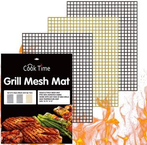 #6 BBQ Grill Mesh Mat Set of 3