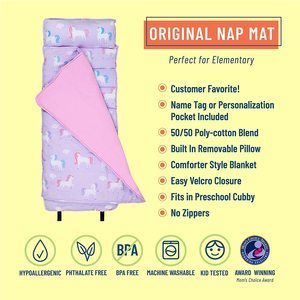 #6 Wildkin Original Nap Mat with Pillow