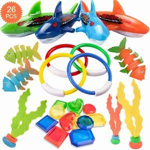 6. HENMI Diving Toy for Pool Use, 26 Pack