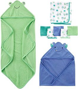 #8 Simple Joys by Carter's Baby Boys' 8-Piece Towel and Washcloth Set