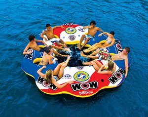 8. WOW World of Watersports, 10 Person Inflatable Floating Island