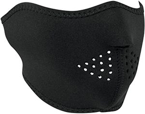 1. ZANheadgear Unisex-Adult Half Face Mask Black