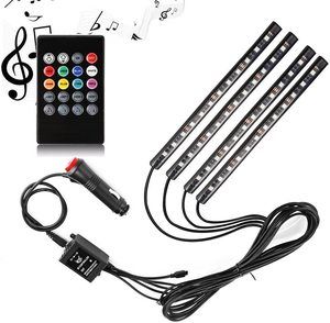 6. Adecorty ADCLS01 4pcs 48 LED Car LED Strip Light