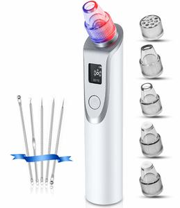 7. Electric Suction Facial Comedo Acne Extractor Tool Set