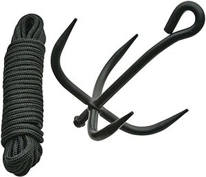 7. SZCO Supplies Grappling Hook with Cord