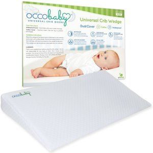 8. OCCObaby Universal Baby Crib Wedge Pillow