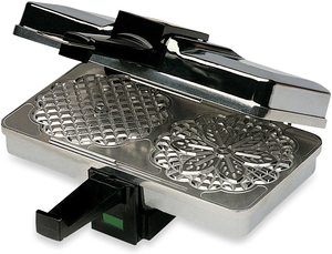 1. CucinaPro Polished Pizzelle Maker