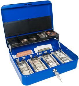 10. Certus Global Large Blue Cash Box