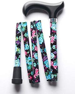 10. Merry Sticks Designer Folding Adjustable Walking Cane