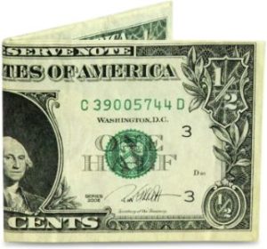 #3. Men’s Half Dollar Mighty Wallet