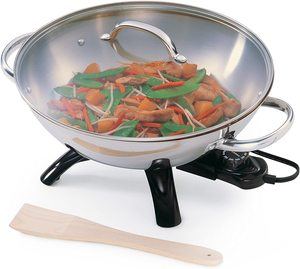 3. Presto 5900 1500W Stainless-Steel Electric Wok