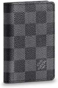 #4. Louis Vuitton Pocket Organizer Damier Graphite Canvas