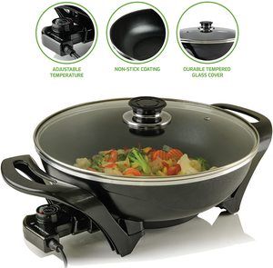 4. Ovente Electric Skillet, for Breakfast & Dinner