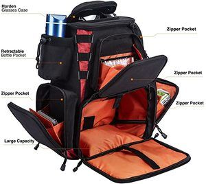 4. Piscifun Fishing Tackle Backpack with 4 Trays