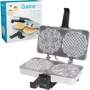 5. Polished Electric Pizzelle Baker Press