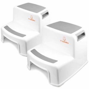 6. Angelbliss Dual Height 2 Step Stool for Kids