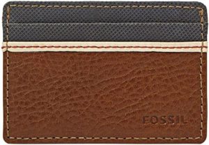 #6. Men's Card Case Fossil Wallets