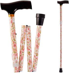 7. Duro-Med Designer Folding Walking Cane