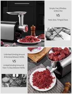8. AICOK Electric Meat Grinder, 3-IN-1 Meat Mincer & Sausage Stuffer