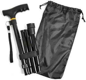 8. Ez2care Adjustable Folding Cane with Carrying Case