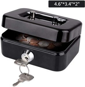 8. LeHatori Small Money Safe Key Lock Box