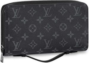 #8. Louis Vuitton Zippy XL Wallet Monogram Eclipse Canvas M61698