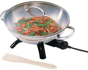 8. Supernon Presto Stainless Steel Electric Wok