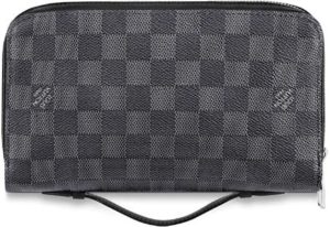 #9. Louis Vuitton Zippy XL Wallet Damier Graphite Canvas N41503