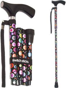 9. Switch Sticks Adjustable Folding Walking Cane
