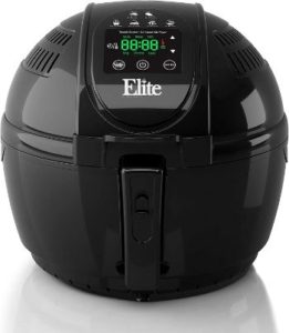 #1. Elite Platinum EAF-1506D Digital Hot Air Fryer, 3.5 Quart